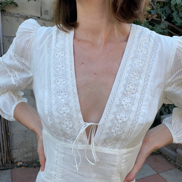 Reformation Dresses & Skirts - Sold Reformation Cecille Dress || Cream